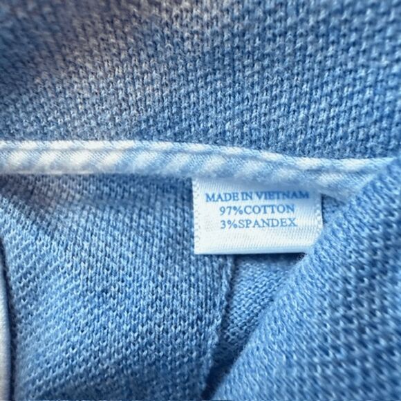 Southern Tide Men's The Skipjack Pique Schooner Quarter Zip Pullover Blue Large - Picture 4 of 9